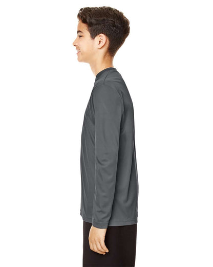 Team 365 Youth Zone Performance Long Sleeve T-Shirt TT11YL #colormdl_Sport Graphite