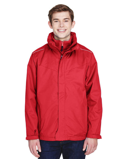 CORE365 Men's Region 3-in-1 Jacket with Fleece Liner 88205 CORE365 Men&#39;s Region 3-in-1 Jacket with Fleece Liner 88205