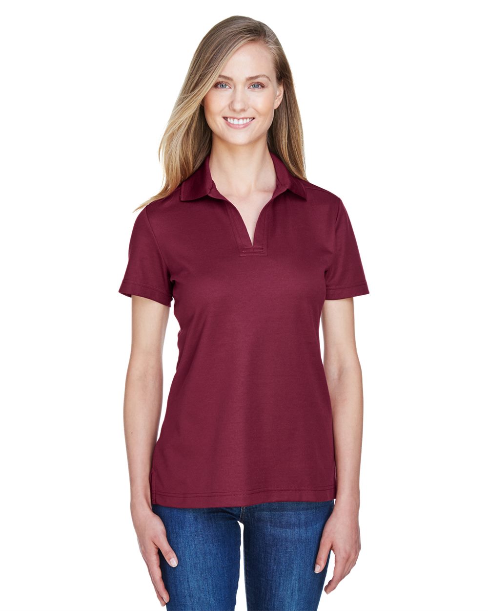 Devon & Jones Women's CrownLux Performance® Plaited Polo DG20W
