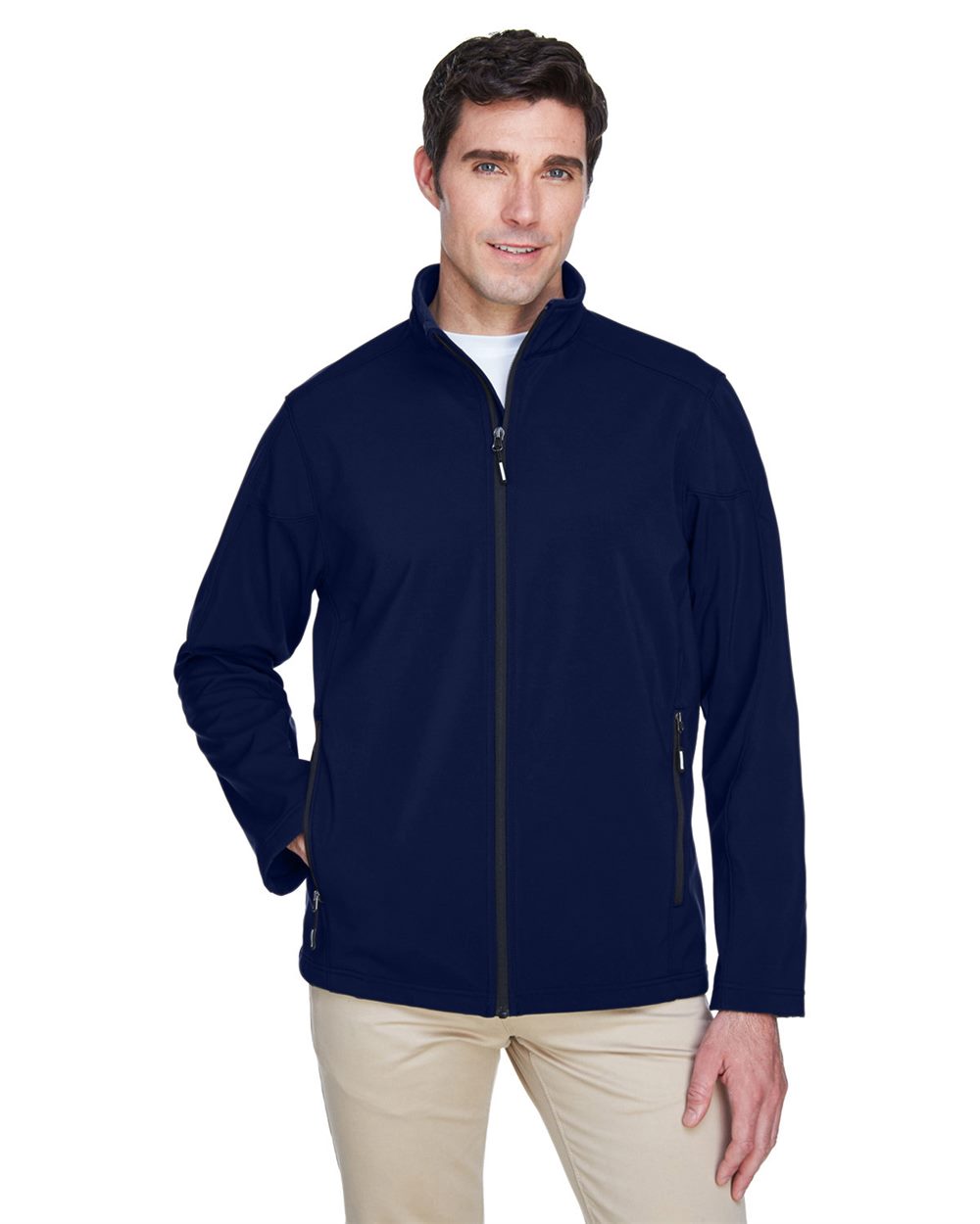 CORE365 Men's Cruise Two-Layer Fleece Bonded Soft Shell Jacket 88184