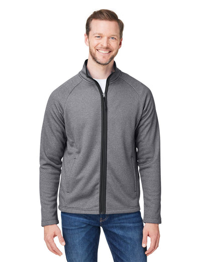 CORE365 Men's Venture Heathered Stripe Full-Zip CE72 CORE365 Men&#39;s Venture Heathered Stripe Full-Zip CE72