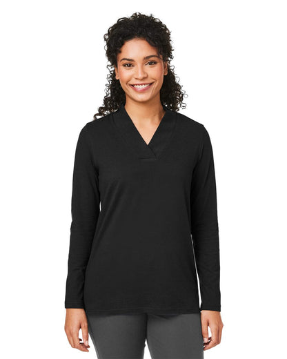 Devon & Jones Women's Raleigh Shawl Collar Knit Top DP121W Devon &amp; Jones Women&#39;s Raleigh Shawl Collar Knit Top DP121W