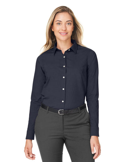 Devon & Jones Women's CrownLux Performance® Spencer Poplin Dress Shirt DG505W Devon &amp; Jones Women&#39;s CrownLux Performance® Spencer Poplin Dress Shirt DG505W