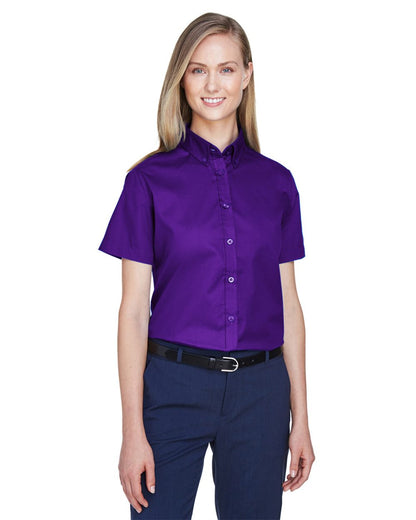 CORE365 Women's Optimum Short Sleeve Twill Shirt 78194 CORE365 Women&#39;s Optimum Short Sleeve Twill Shirt 78194