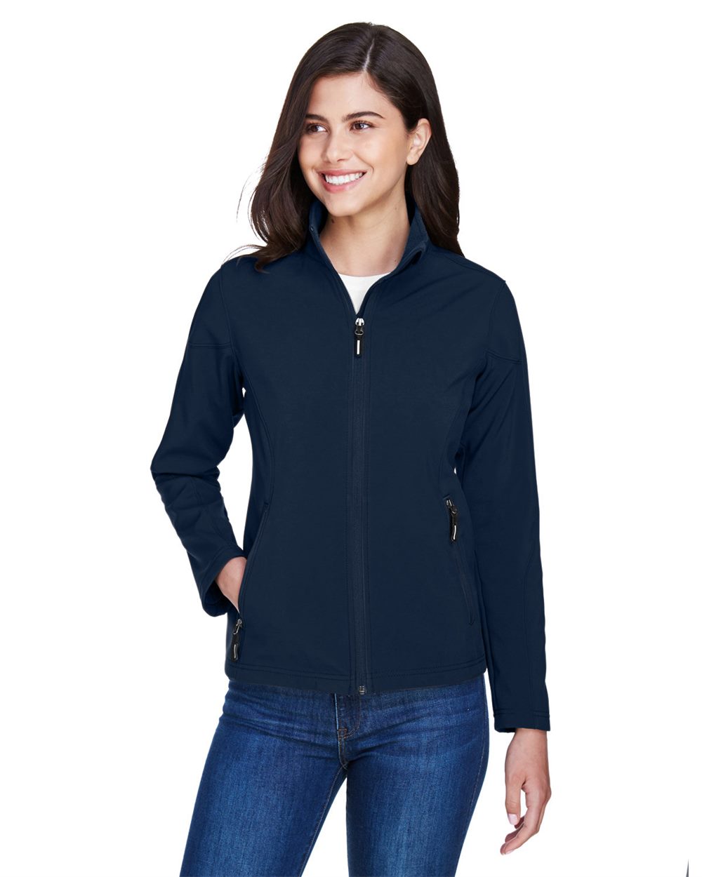 CORE365 Women's Cruise Two-Layer Fleece Bonded Soft Shell Jacket 78184