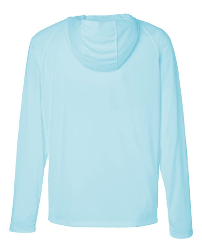 HUK Men's LoPro Pursuit Long Sleeve Hooded T-Shirt H12L010 #color_Island Paradise