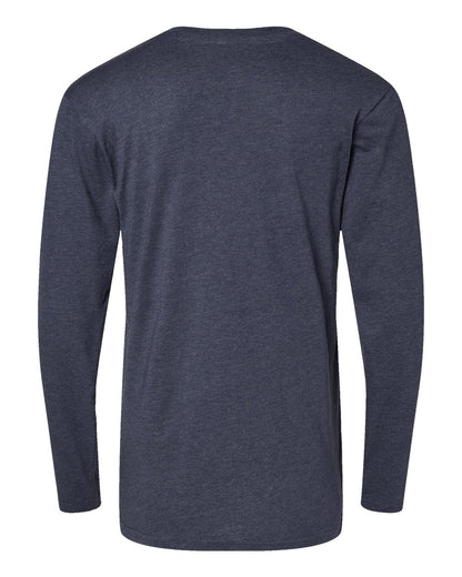 LAT Men's Fine Jersey Long Sleeve Tee 6918 #color_Vintage Denim