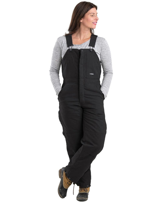 Berne Apparel Women's Softstone Duck Insulated Bib Overall WB515