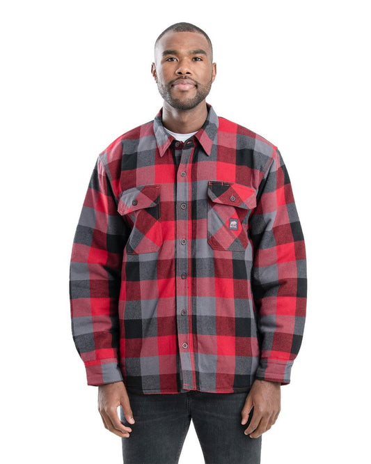 Berne Apparel Men's Timber Flannel Shirt Jacket SH69
