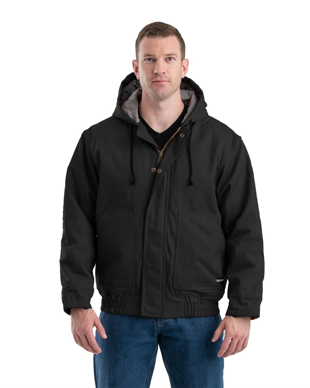 Berne Apparel Men's Flame-Resistant Hooded Jacket FRHJ01