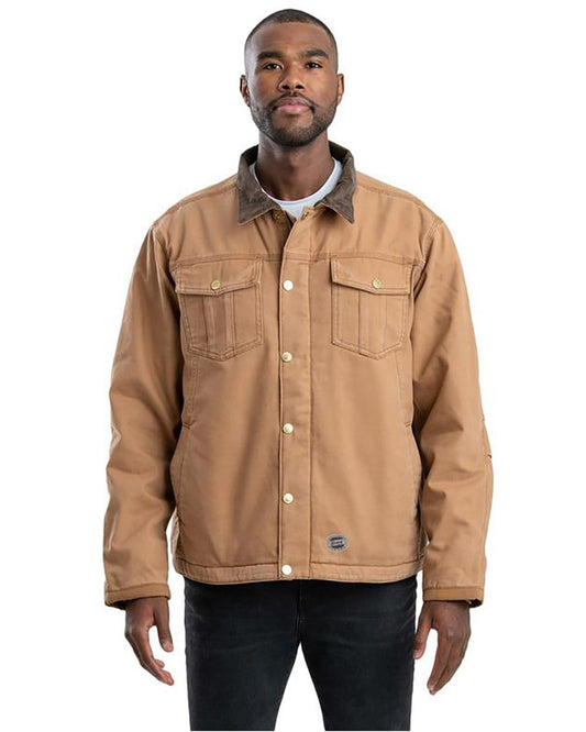 Berne Apparel Unisex Vintage Washed Sherpa-Lined Work Jacket J58