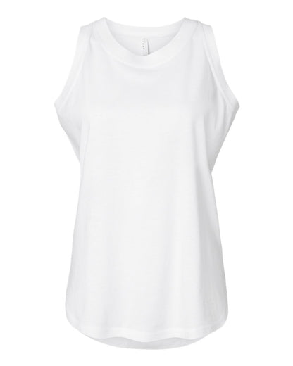LAT Women's Relaxed Fine Jersey Tank 3592 #color_White