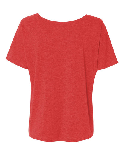 BELLA + CANVAS Women’s Slouchy Tee 8816 #color_Red Triblend