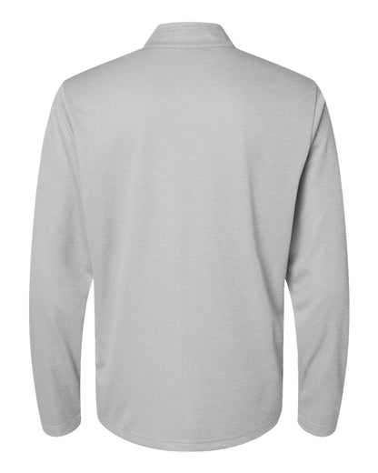 Adidas Men's Space Dyed Quarter-Zip Pullover A593 #color_Grey One Heather