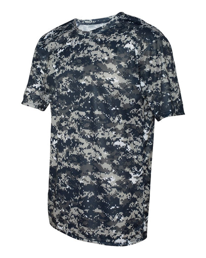 Badger Digital Camo T-Shirt 4180 #color_Navy Digital