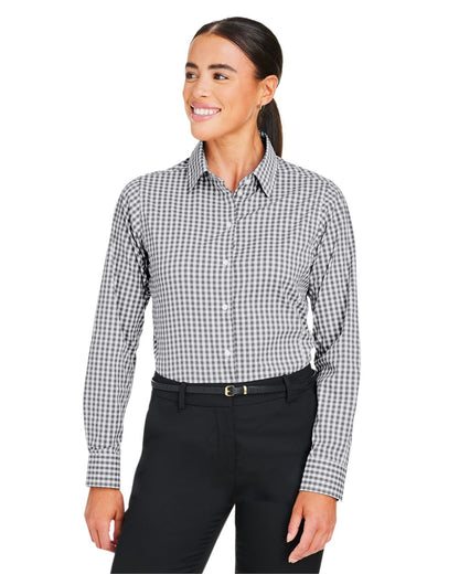 Devon & Jones Women's CrownLux Performance® Gingham Dress Shirt DG536W Devon &amp; Jones Women&#39;s CrownLux Performance® Gingham Dress Shirt DG536W