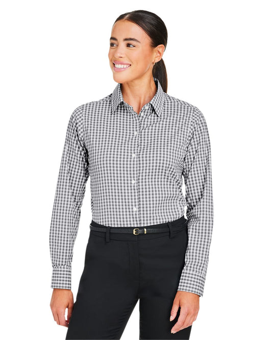 Devon & Jones Women's CrownLux Performance® Gingham Dress Shirt DG536W