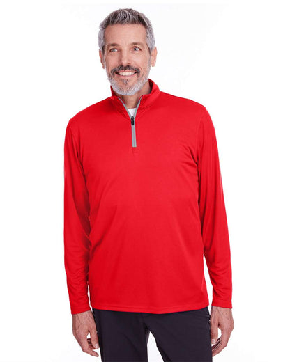 Puma Golf Men's Icon Quarter-Zip Pullover 596807 #colormdl_High Risk Red