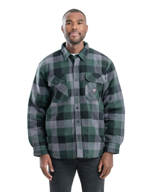 Berne Apparel Men's Tall Timber Flannel Shirt Jacket SH69T