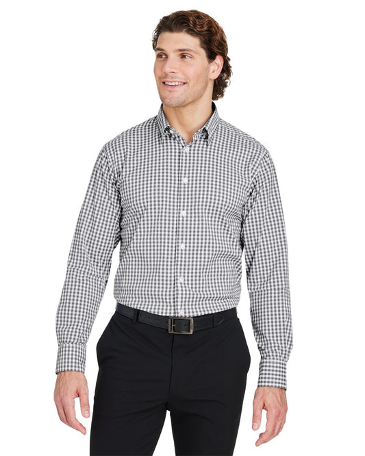 Devon & Jones Men's CrownLux Performance® Gingham Dress Shirt DG536