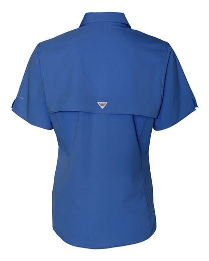 Columbia Women's PFG Tamiami™ II Short Sleeve Shirt 212466 #color_Vivid Blue