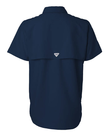 Columbia Women's PFG Bahama™ Short Sleeve Shirt 212473 #color_Collegiate Navy