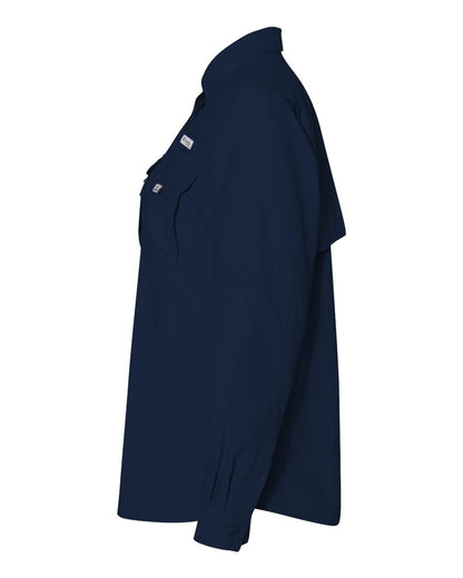 Columbia Women's PFG Bahama™ Shirt 212474 #color_Collegiate Navy