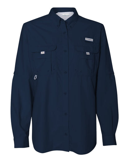 Columbia Women's PFG Bahama™ Shirt 212474 #color_Collegiate Navy