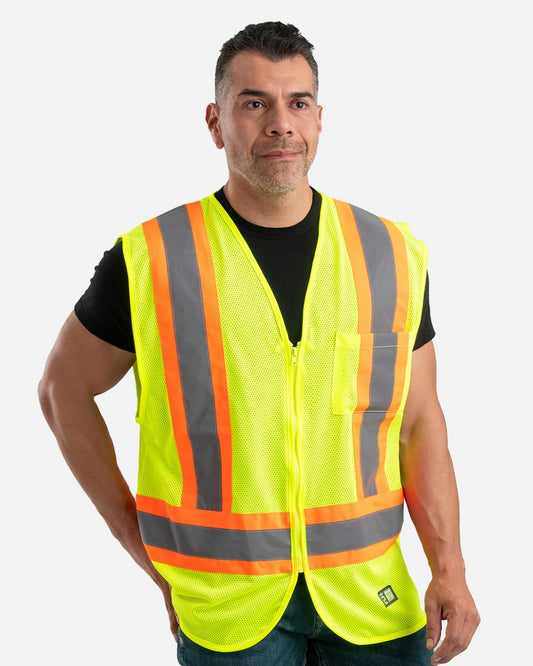 Berne Apparel Unisex Hi-Vis Class 2 Multi-Color Vest HVV046
