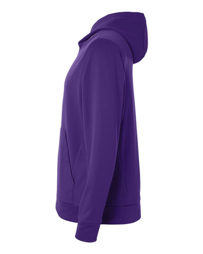 Team 365 Unisex Squad Hooded Tech Fleece Pullover TT400 #color_Sport Purple