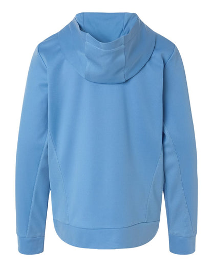 Team 365 Youth Squad Hooded Tech Fleece Pullover TT400Y #color_Sport Light Blue