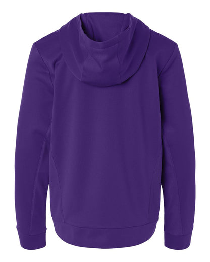 Team 365 Youth Squad Hooded Tech Fleece Pullover TT400Y #color_Sport Purple
