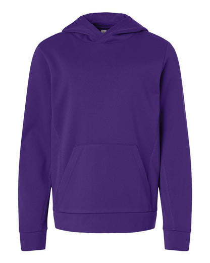 Team 365 Youth Squad Hooded Tech Fleece Pullover TT400Y #color_Sport Purple