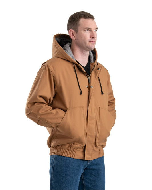 Berne Apparel Men's Tall Flame-Resistant Hooded Jacket FRHJ01T