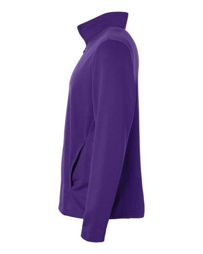 Team 365 Unisex Squad Cadet Quarter-Zip Tech Fleece Pullover TT401 #color_Sport Purple