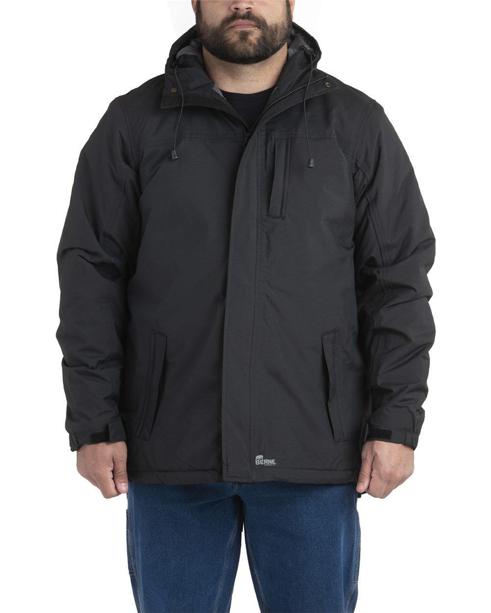 Berne Apparel Men's Coastline Waterproof Storm Jacket RJ27