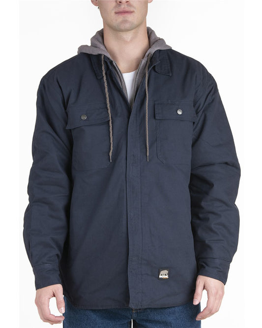 Berne Apparel Men's Throttle Hooded Shirt Jacket SH68