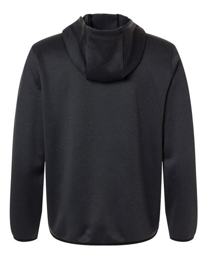 HUK Men's Coldfront+ Performance Hooded Sweatshirt H130093 #color_Heather Black