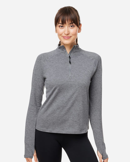 Glyder Women's Fairway Marbled Jersey Quarter-Zip Pullover PDP8023 Glyder Women's Fairway Marbled Jersey Quarter-Zip Pullover PDP8023