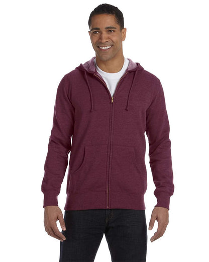 econscious Unisex Heathered Full-Zip Hooded Sweatshirt EC5680 econscious Unisex Heathered Full-Zip Hooded Sweatshirt EC5680