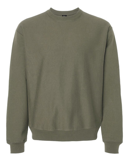 Hanes Men's Beefy® Sweats Premium Heavyweight Crewneck Sweatshirt OG600 #color_Fatigue Green