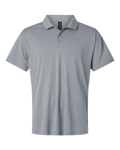 AllPro Men's Tall Pro-Lock Performance Polo 41800T #color_Heather Steel