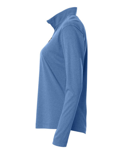AllPro Women's Pro-Lock Performance Quarter-Zip Pullover 41870L #color_Heather Royal