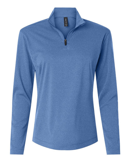 AllPro Women's Pro-Lock Performance Quarter-Zip Pullover 41870L #color_Heather Royal