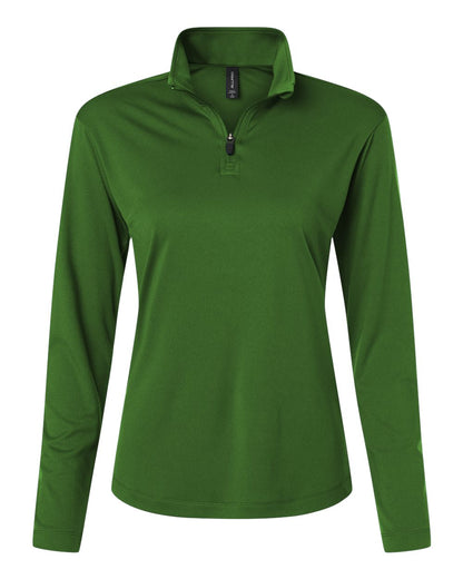 AllPro Women's Pro-Lock Performance Quarter-Zip Pullover 41870L #color_Olive Green