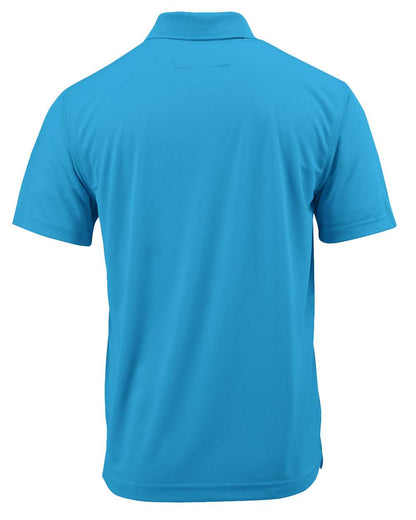Paragon Men's Saratoga Performance Mini Mesh Polo 100 #color_Turquoise