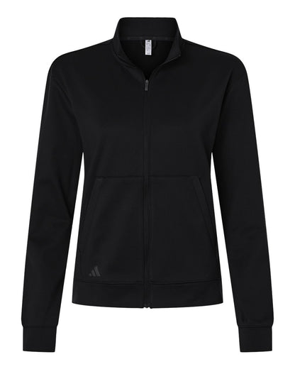 Adidas Women's Ultimate365 COLD. RDY Full-Zip Jacket A1011 #color_Black