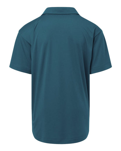AllPro Youth Pro-Lock Performance Polo 41800Y #color_Atlantic Blue