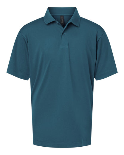 AllPro Youth Pro-Lock Performance Polo 41800Y #color_Atlantic Blue