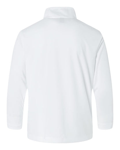 AllPro Youth Pro-Lock Performance Quarter-Zip Pullover 41870Y #color_White
